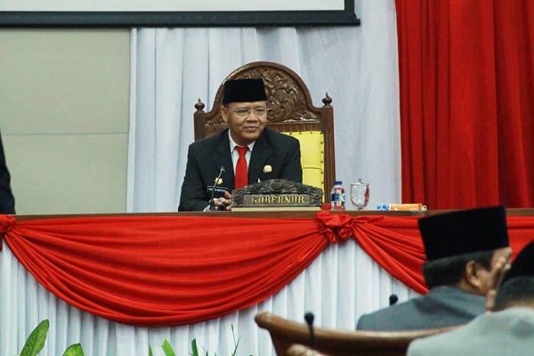 Gubernur Hadiri Paripurna DPRD Bengkulu Mendengarkan Pidato Kenegaraan