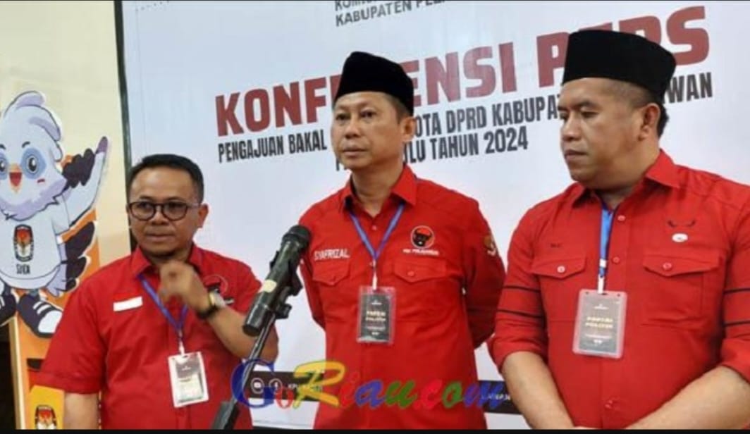 Pilkada Serentak 2024, PDIP Pelalawan Buka Penjaringan Hanya Untuk Cawabup