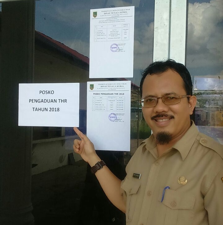 THR Dibayar Satu Minggu Sebelum Lebaran, Disnaker Rohil Surati Perusahaan