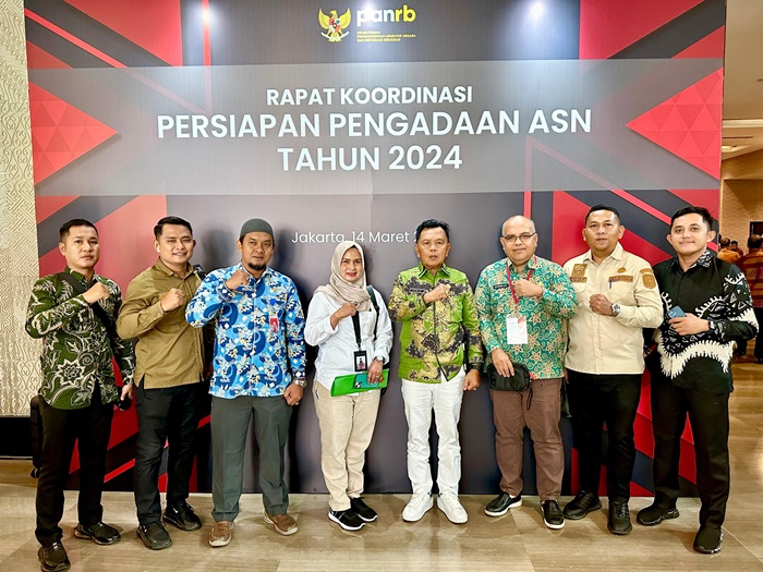 Ikuti Rakor Persiapan Pengadaan ASN, Plt Bupati Asmar : Meranti dapat Kuota 600 Calon ASN