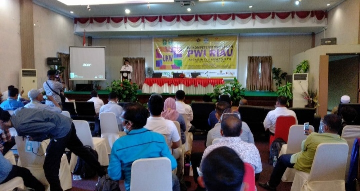 84 Wartawan  Riau Ikuti UKW Angkatan XV dan XVI di Siak