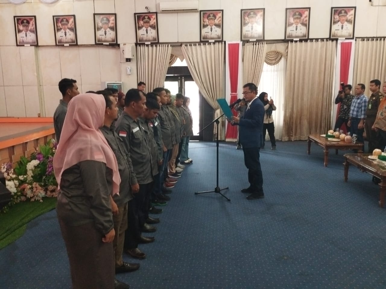 Pengurus PWI Kampar Resmi Dilantik, Miliki Kantor Megah