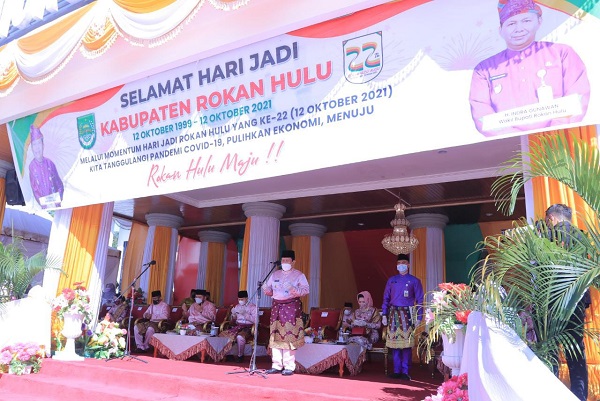 HUT Rohul Ke-22, Bupati Ajak Seluruh Elemen Bersatu Membangun Rohul Maju