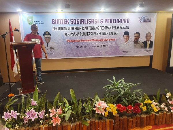 Hari Ini, Gubernur Riau Buka Bimtek SMSI Riau Terkait Pergubri 19 Tahun 2021 