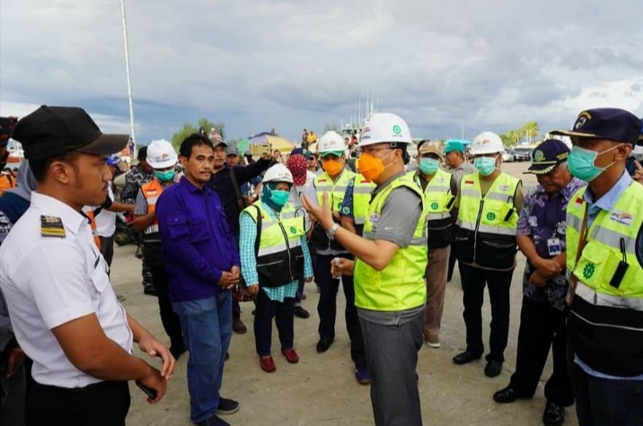 Gubernur Rohidin Wajibkan PT. Pelni Terapkan Standar Prosedur Pencegahan Corona
