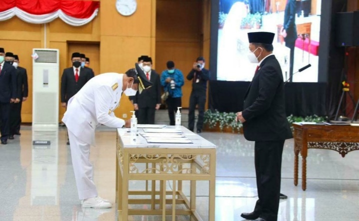 Robert Simbolon Dilantik Sebagai Penjabat Gubernur Bengkulu