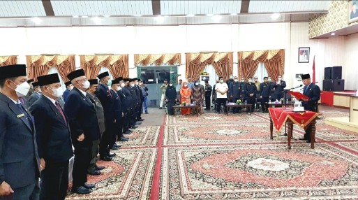 Bupati Rohil Lantik Puluhan Pejabat Pimpinan Tinggi Pratama, Administrator, Jabatan Pengawas