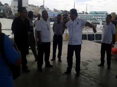 Seperti Ini Kemarahan Gubernur Kepri Kepada Petugas Pelabuhan