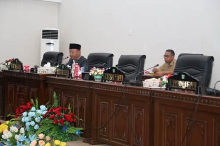 DPRD Rohul Gelar Rapat Paripurna Pembentukan 3 Pansus 