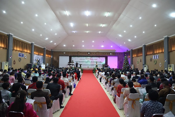 Karyawan PTPN V Rayakan Natal Oikumene, CEO:Natal Untuk Semangat Baru Perusahaan