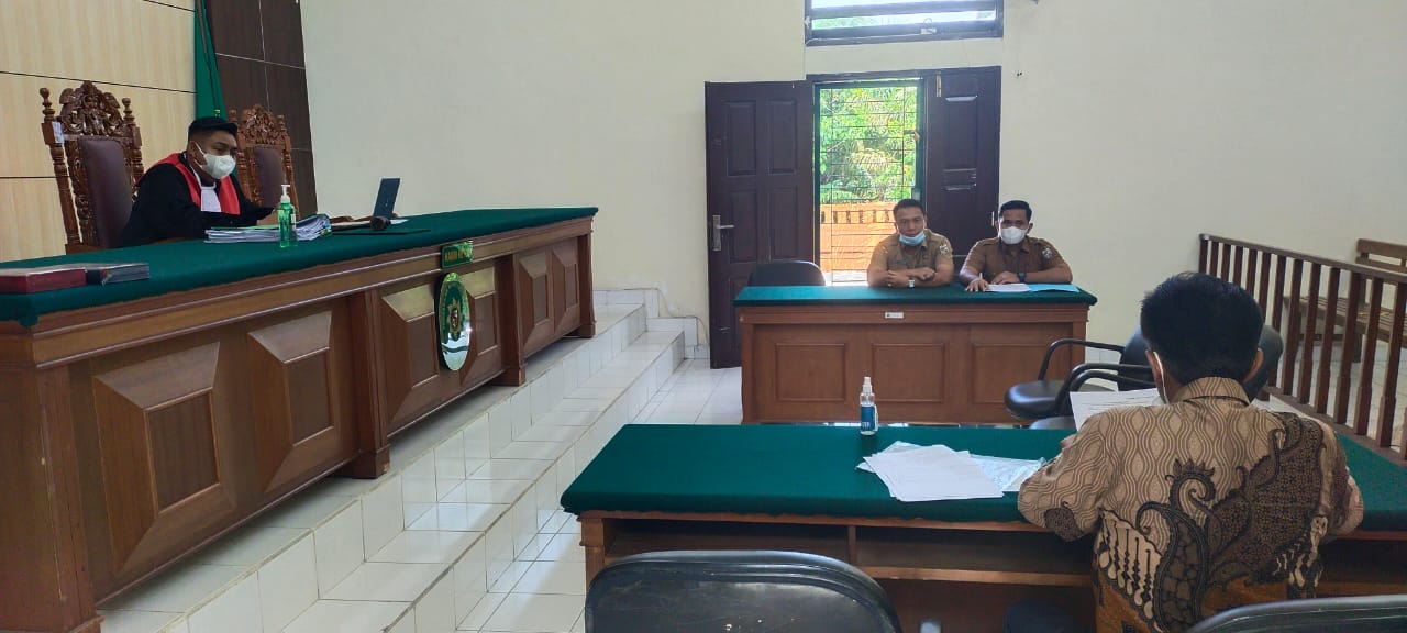 Sidang Lanjutan GS di PN Pelalawan, Penggugat Zulkhairi Bacakan Kesimpulan