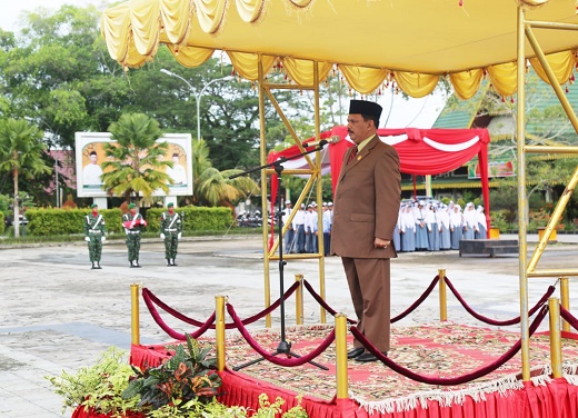 Sekdakab Inhil Pimpin Upacara Peringatan Hari Kebangkitan Nasional ke-101