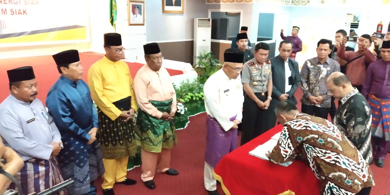 Bupati Hadiri Penandatanganan Perjanjian Pengalihan dan Pengelolaan PI 10 Persen Migas