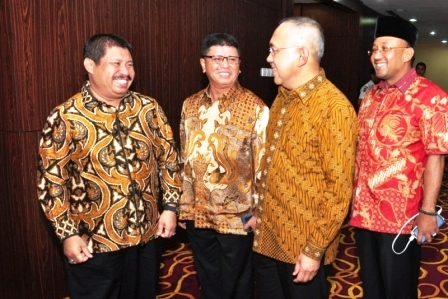 Bupati Amril Hadiri RUPS Luar Biasa Bank Riau