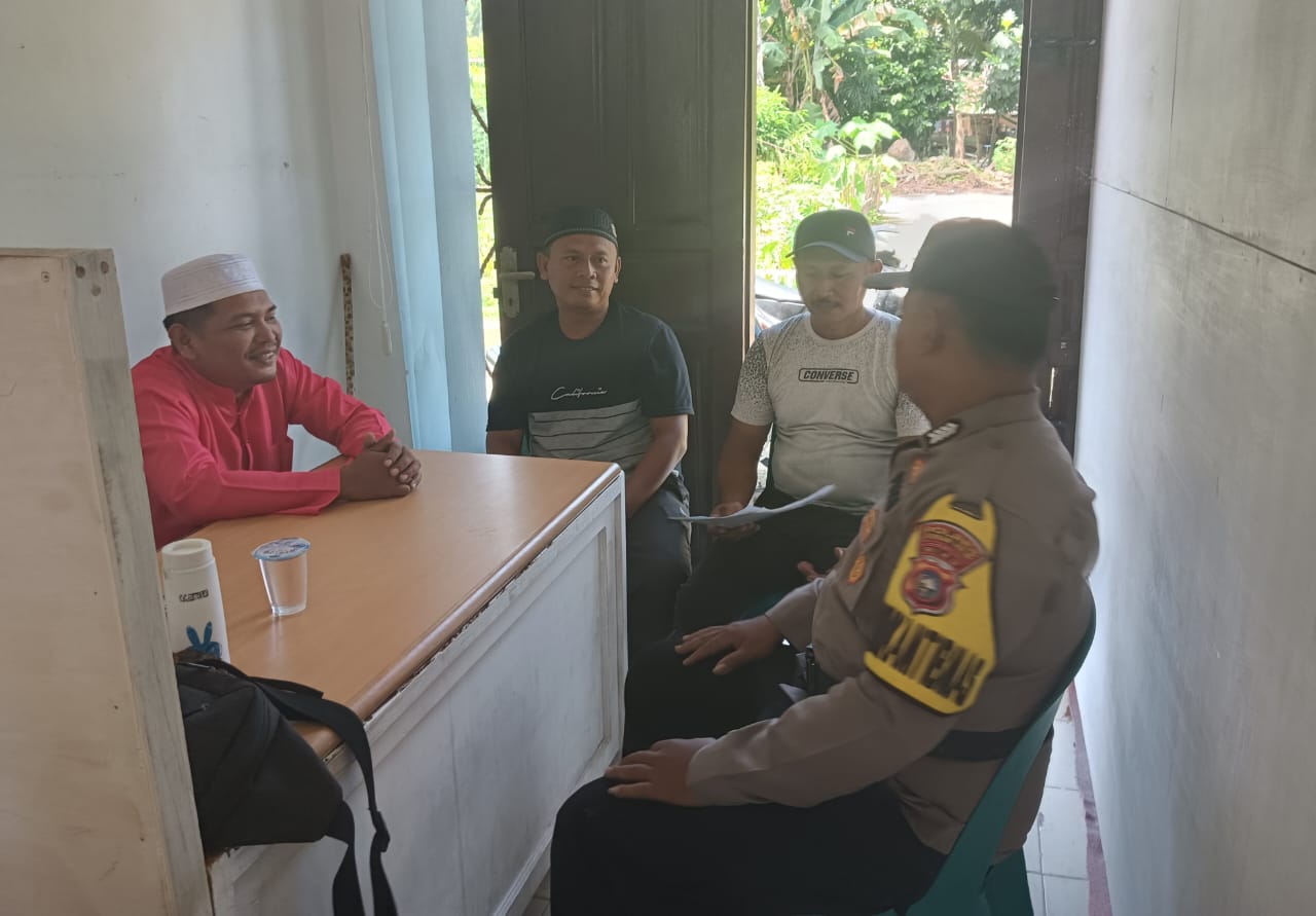 Kanit Samapta Adakan Cooling System Dikantor Kelurahan Simpang Kanan