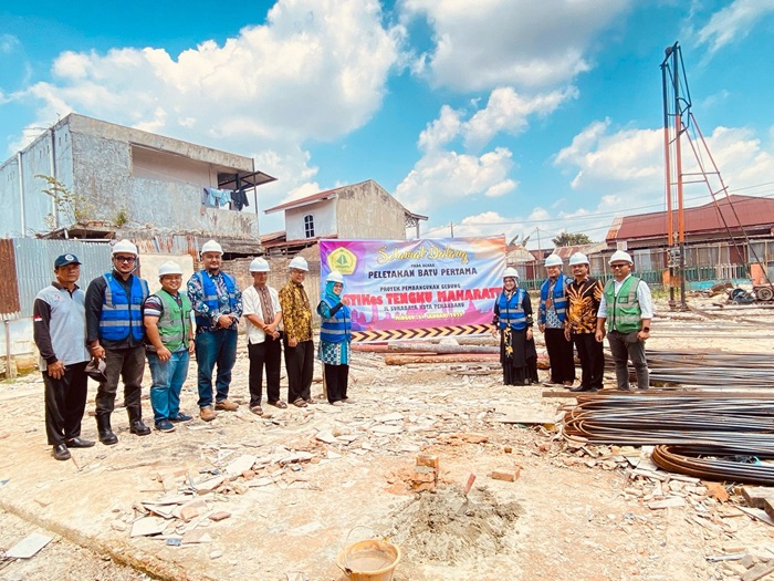 Peletakan Batu Pertama, Stikes Maharatu Bangun Kampus Empat Lantai
