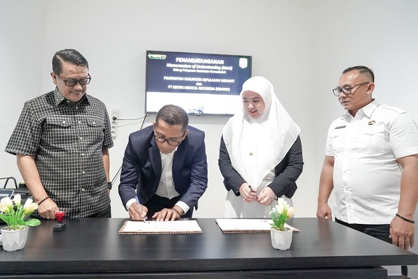Tandatangani Nota Kesepahaman,  RSUD Meranti Segera Punya Unit Layanan Cuci Darah 