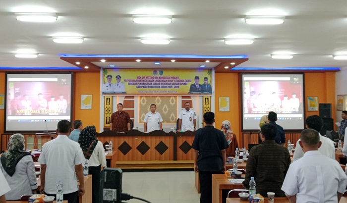 DLH Rohil Laksanakan Kick Off dan Konsultasi Publik l KLHS RPJMD Tahun 2025-2029