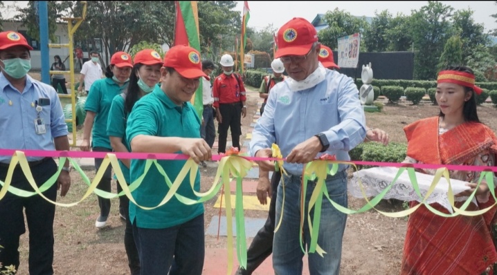 Peresmian Science Park Sekolah Binaan PT RAPP,  Siswa Bermain sambil Belajar Fisika di Alam