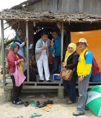 Maksimalkan Pemberian Vaksin Campak,Diskes Rohil Terus Sweeping Kepelosok Desa