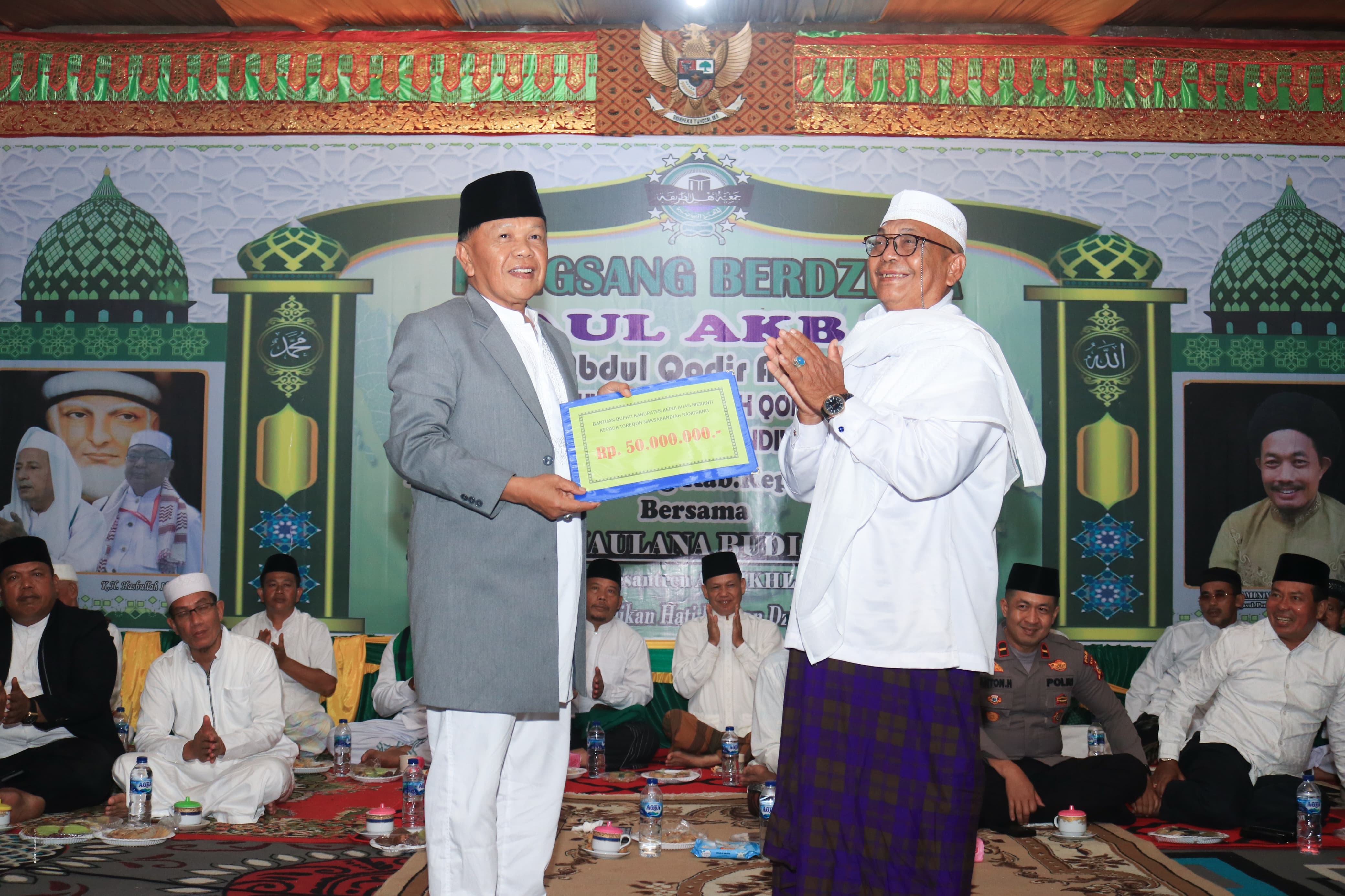 Hadiri Haul Syekh Abdul Qodir Jailani di Kecamatan Rangsang, Ini Harapan Plt Bupati Asmar