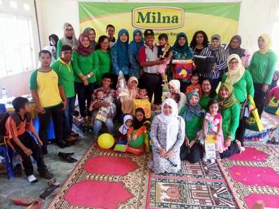 Disponsori Milna, Ratusan Bayi di Karimun Ikuti Lomba Merangkak