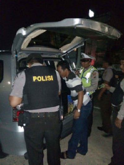 Polresta Pekanbaru Angkut 19 Motor Balap Liar Dalam Razia Rutin Minggu Subuh