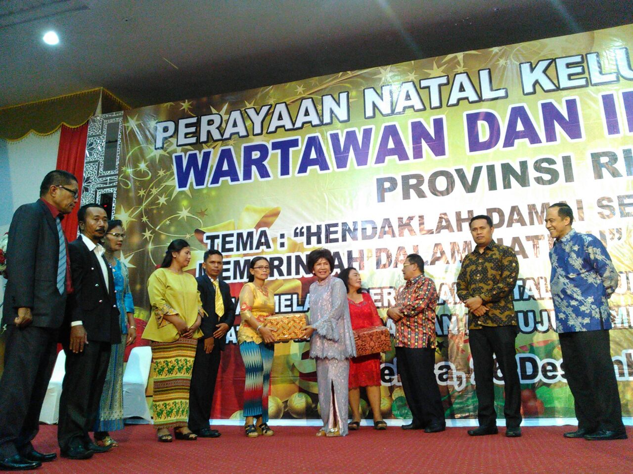 Perayaan Natal Wartawan dan Insan Pers Riau Berjalan Sukses 