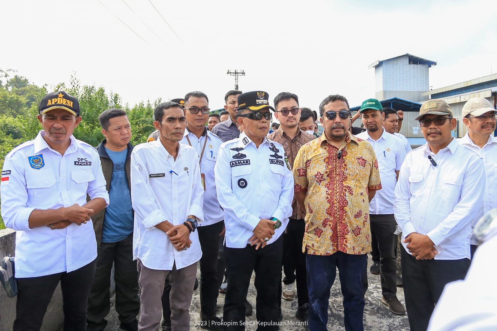 Plt Bupati Asmar Bawa Tim Bappenas Kunjungi Desa di Meranti
