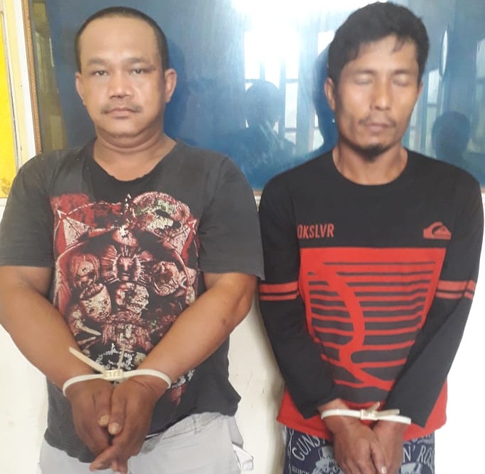 Komsumsi Sabu,  Dua Warga Paruh Baya Diamankan Polres Rohil