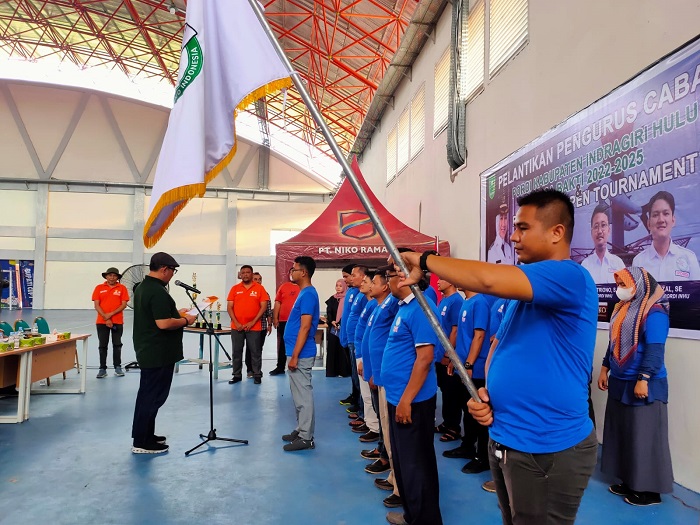 Zulmansyah Sekedang Lantik Pengurus PORDI Inhu 