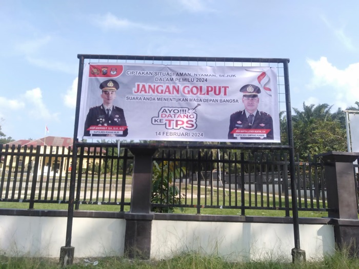 Cooling System, Polsek Simpang Kanan Himbau Masyarakat Tidak Golput 