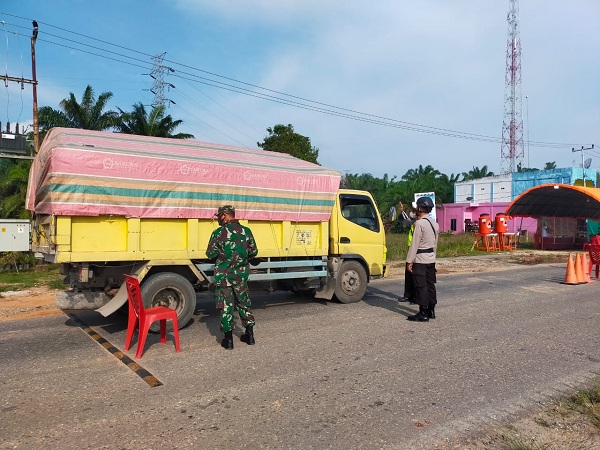 Satlantas Polres Rohil Maksimalkan Penyekatan Pra Peniadaan Mudik Ditiga Lokasi