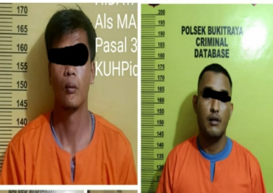 Dua Pelaku Penggelapan Sepeda Motor Diamankan Polisi Setelah Melakukan Aksi.