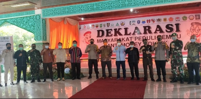 19 Organisasi Masyarakat dan Organisaai Kepemudaan Riau  Deklarasi Anti Money Politic