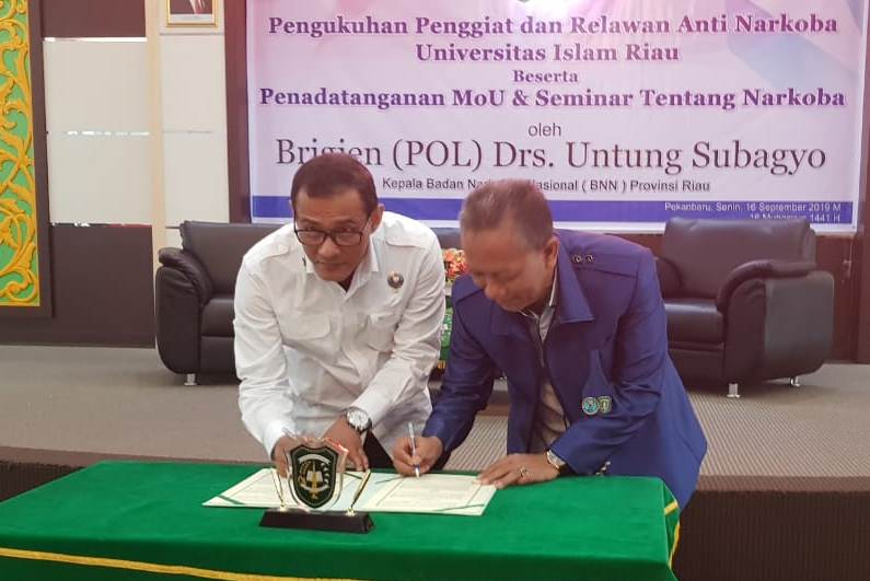 UIR Universitas Pertama Bentuk Penggiat dan Relawan Anti Narkoba 