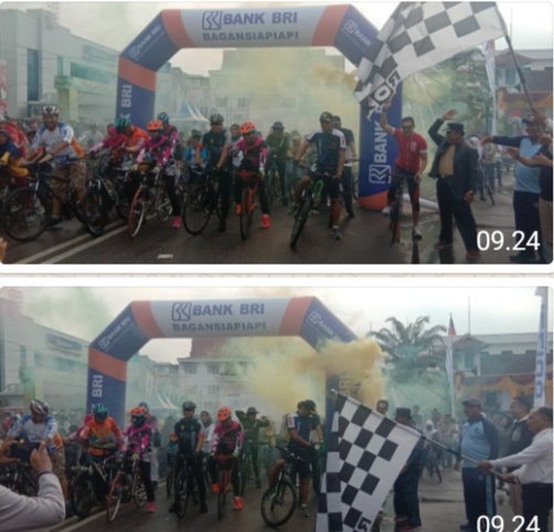 Hut Rohil Ke-20, Wabup Buka Fun Bike 2019