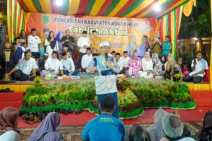 Tabligh Akbar Pemkab Rohil Hadirkan Ustadz Solmed Pada 
