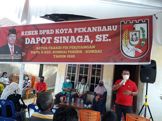 PPDB Dan Pembangunan Jalan Getsemani Usulan Warga Reses Dapot Di Kelurahan Agrowisata Rumbai