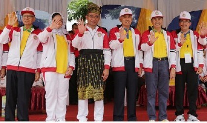 Buka Porseni di Siak,  Mendikbud : Bawa Kapak Dari Baja, Siak Memang Luar Biasa