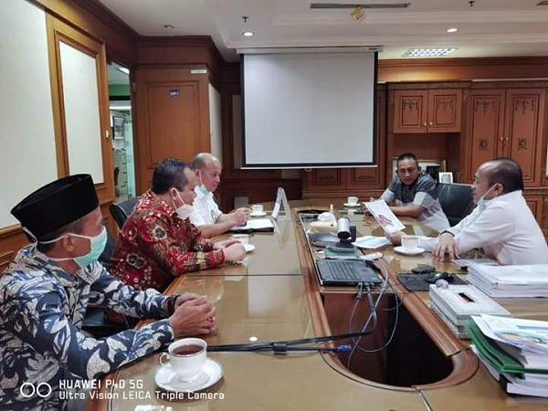 Temui Sekjend Kementrian LHK, Bupati Usulkan Kawasan Hutan Meranti Keluar dari Area PIPPIB