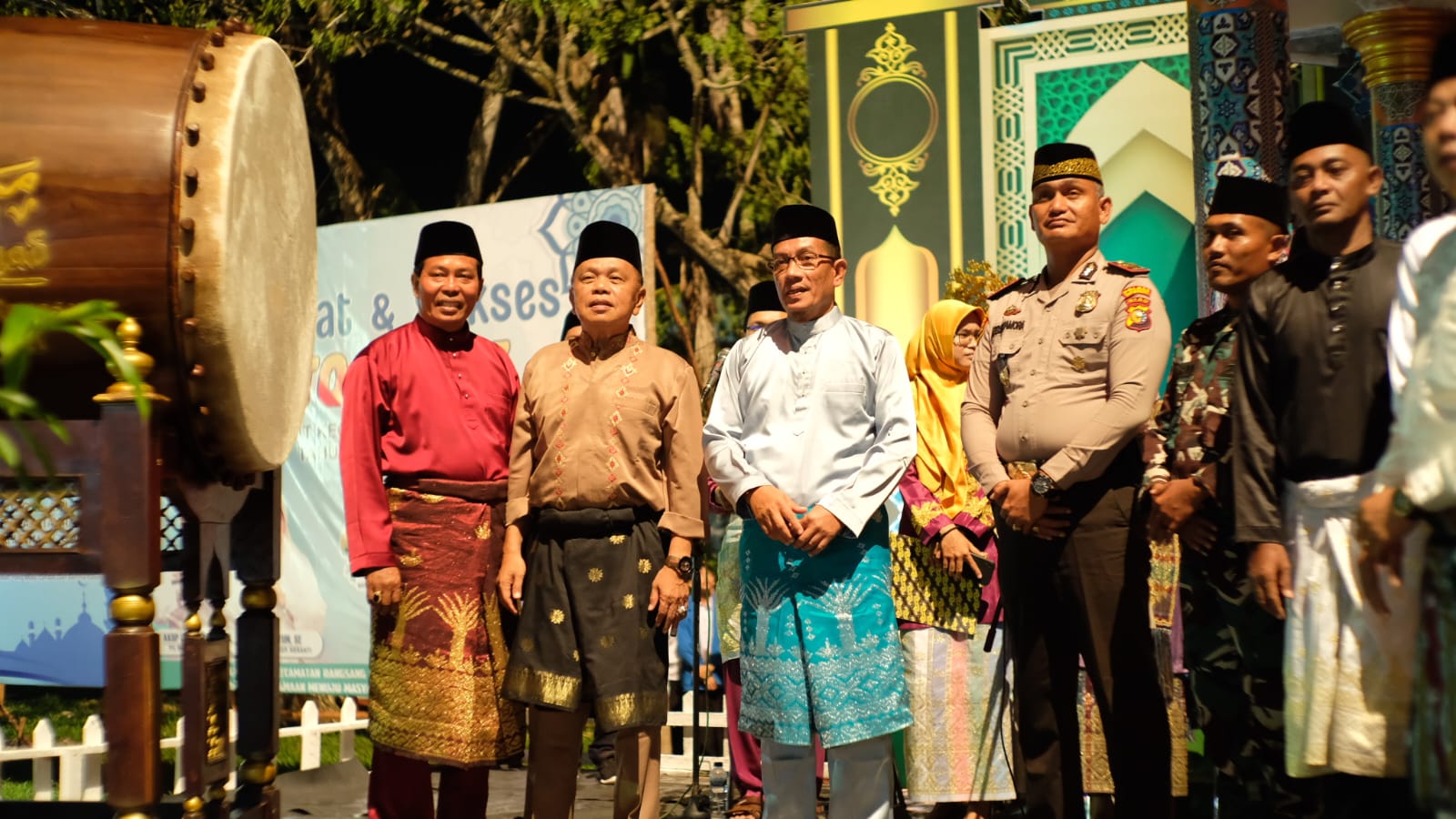 Dimulai Peninjauan Jalan, Plt. Bupati Buka MTQ Kecamatan Rangsang