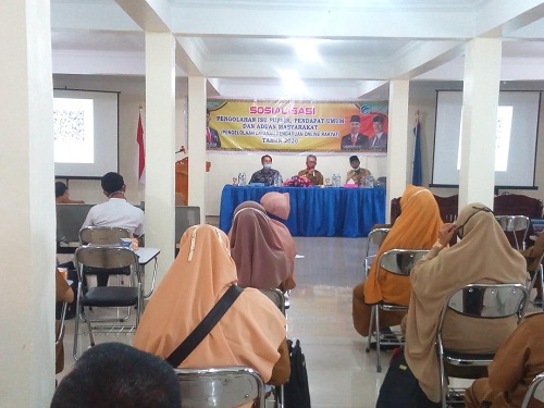 Kadiskominfotik Rohil Buka Sosialisasi Pengelolaan Layanan Pengaduan Online Rakyat