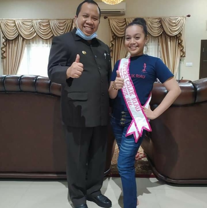Putri Cilik Meranti Ikuti Ajang Model Nasional 2020