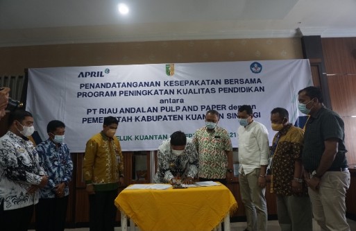 Pemkab Kuansing Jalin Kerjasama dengan PT RAPP Tingkatkan Kualitas Pendidikan