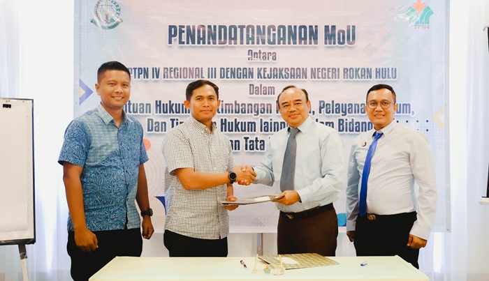 PTPN IV Regional III-Kejari Rohul Perkuat Sinergi Bidang Perdata dan Tata Usaha Negara