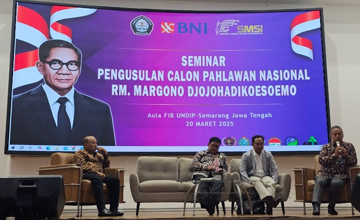 SMSI Gelar Seminar Pengusulan RM Margono Djojohadikoesoemo Sebagai Pahlawan Nasional Di Undip
