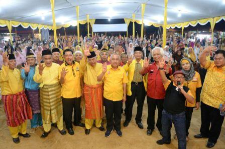 Siapkan 5000 Tusuk Sate, Kampanye Petahana Nomor 4 di Rimba Sikijang Dumai Berlangsung Meriah
