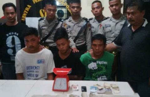 Polsek Bunut Ringkus Dua Orang Pengedar Ganja
