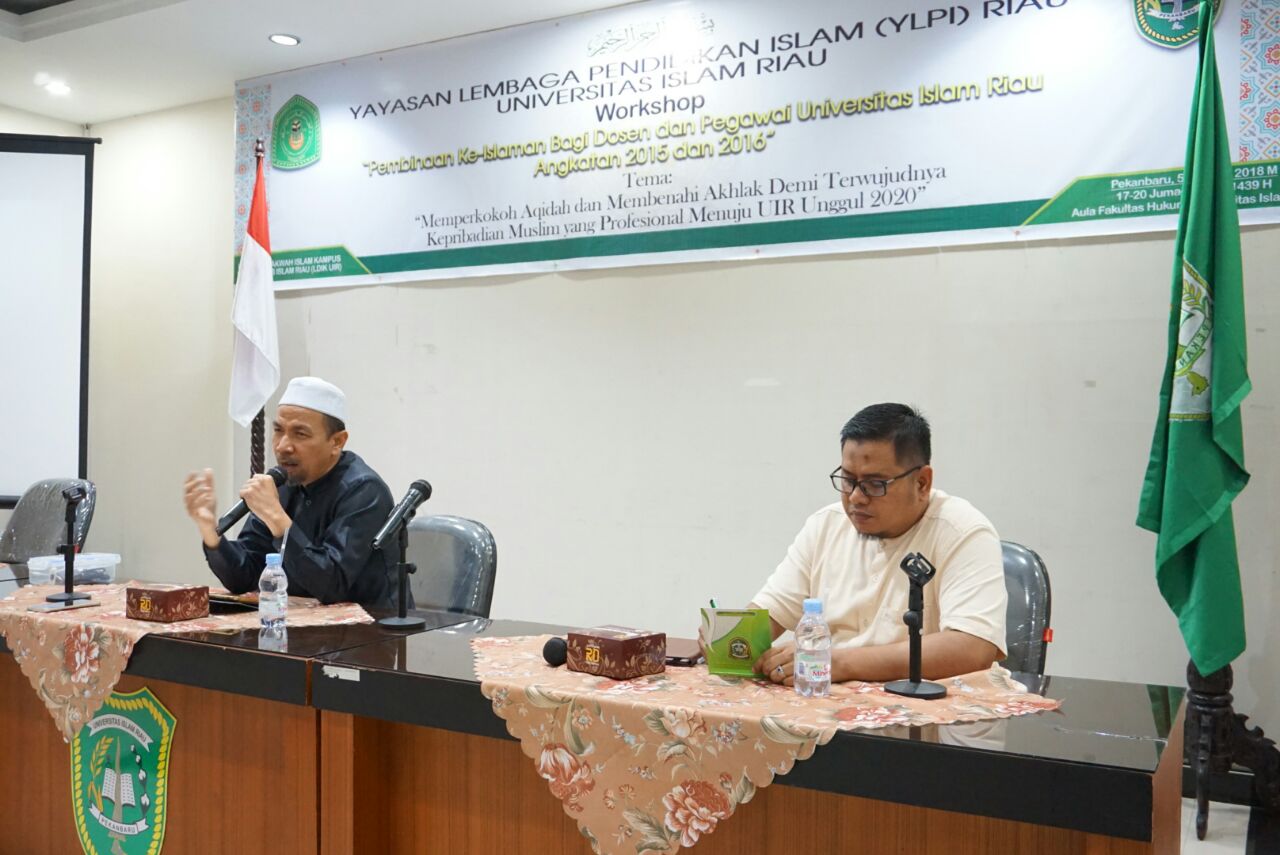 90 Dosen dan Pegawai UIR Ikuti Workshop Pembinaan Keislaman LDIK
